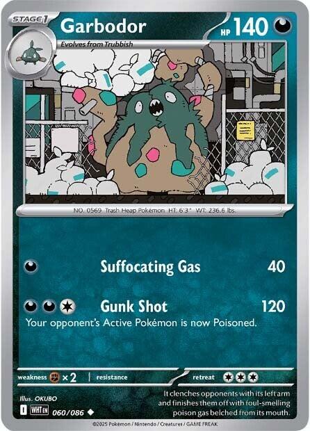 Garbodor (060/086) [Scarlet & Violet: White Flare] | Gear Gaming Bentonville