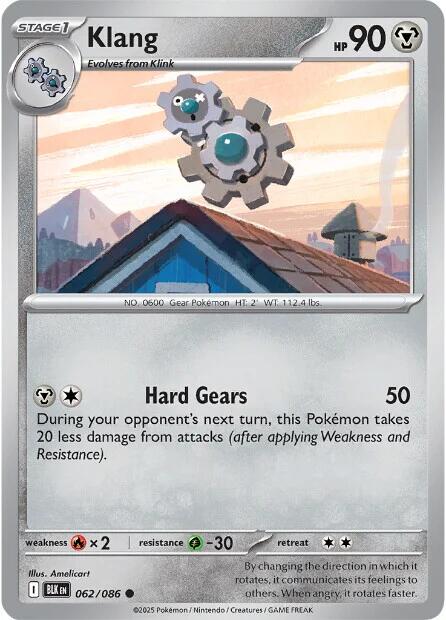 Klang (062/086) (Reverse Holo) [Scarlet & Violet: Black Bolt] | Gear Gaming Bentonville