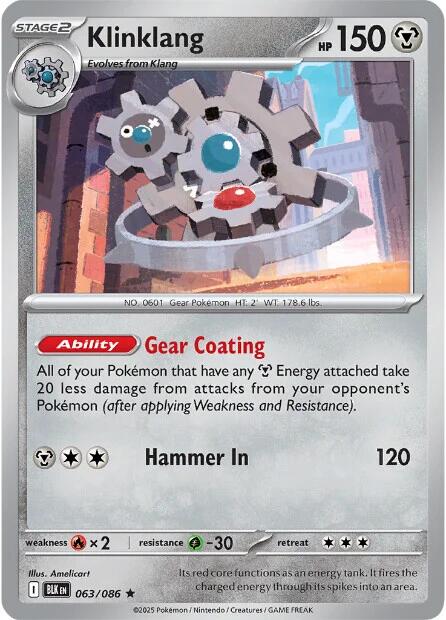 Klinklang (063/086) [Scarlet & Violet: Black Bolt] | Gear Gaming Bentonville