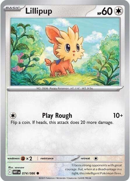 Lillipup (074/086) [Scarlet & Violet: White Flare] | Gear Gaming Bentonville