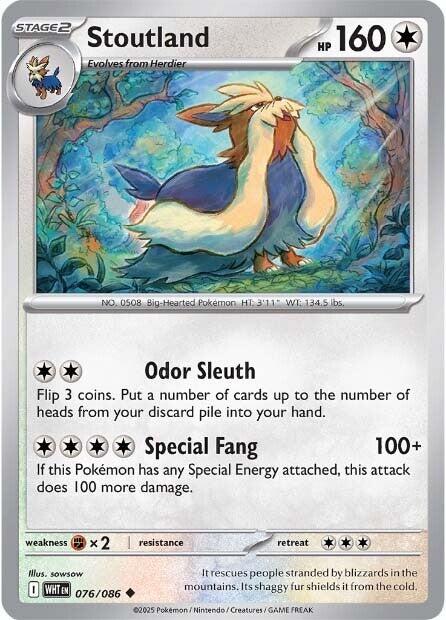 Stoutland (076/086) [Scarlet & Violet: White Flare] | Gear Gaming Bentonville
