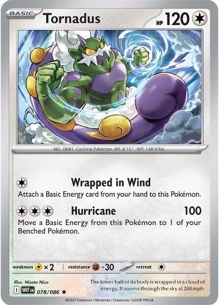 Tornadus (078/086) [Scarlet & Violet: White Flare] | Gear Gaming Bentonville