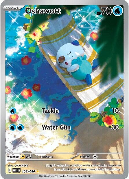 Oshawott (105/086) [Scarlet & Violet: White Flare] | Gear Gaming Bentonville
