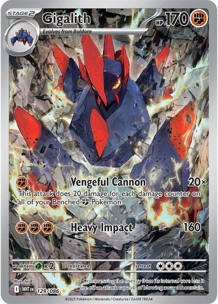 Gigalith (129/086) [Scarlet & Violet: White Flare] | Gear Gaming Bentonville