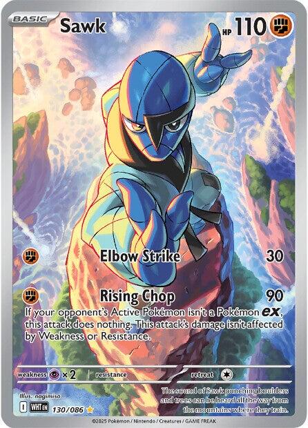Sawk (130/086) [Scarlet & Violet: White Flare] | Gear Gaming Bentonville