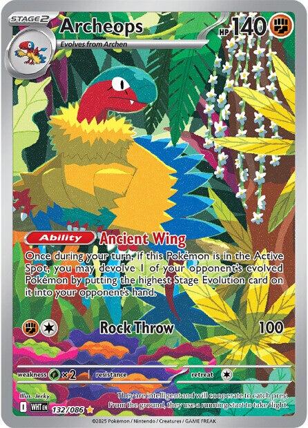 Archeops (132/086) [Scarlet & Violet: White Flare] | Gear Gaming Bentonville