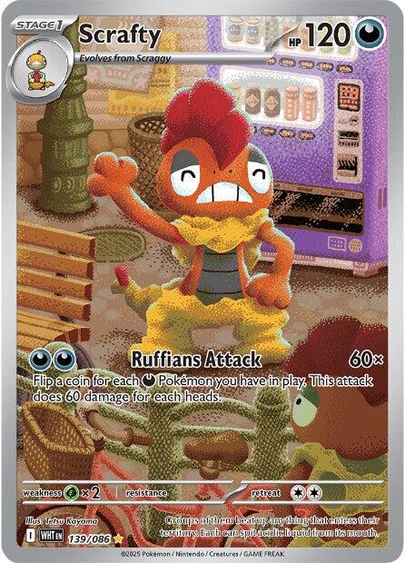 Scrafty (139/086) [Scarlet & Violet: White Flare] | Gear Gaming Bentonville