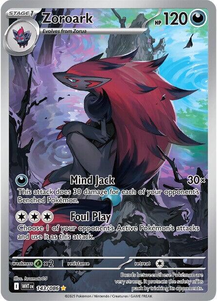 Zoroark (143/086) [Scarlet & Violet: White Flare] | Gear Gaming Bentonville