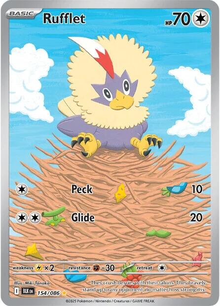 Rufflet (154/086) [Scarlet & Violet: Black Bolt] | Gear Gaming Bentonville