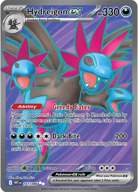 Hydreigon ex (161/086) [Scarlet & Violet: White Flare] | Gear Gaming Bentonville