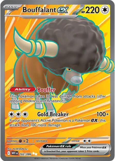 Bouffalant ex (162/086) [Scarlet & Violet: White Flare] | Gear Gaming Bentonville