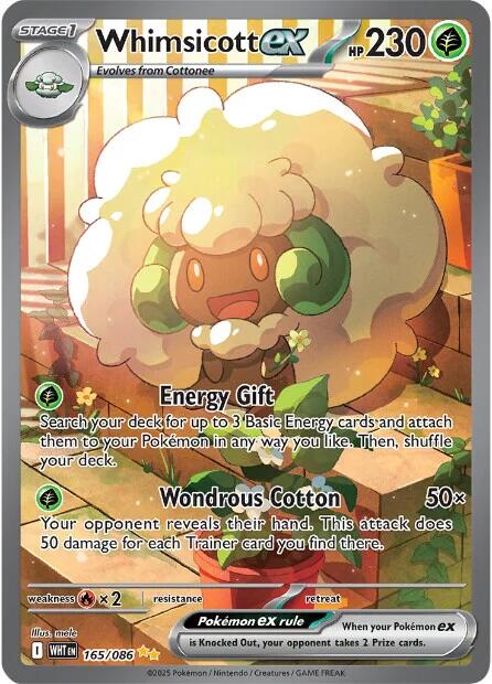 Whimsicott ex (165/086) [Scarlet & Violet: White Flare] | Gear Gaming Bentonville