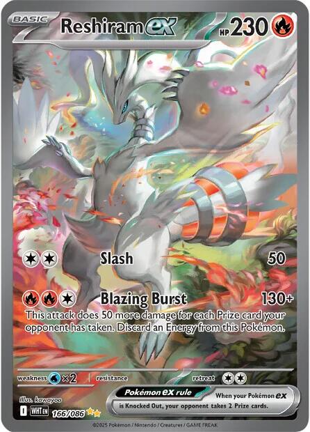 Reshiram ex (166/086) [Scarlet & Violet: White Flare] | Gear Gaming Bentonville