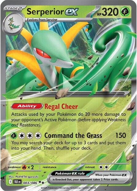 Serperior ex (003/086) [Scarlet & Violet: Black Bolt] | Gear Gaming Bentonville