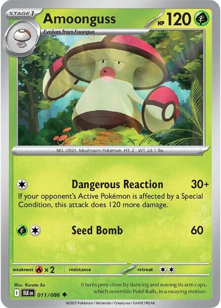 Amoonguss (011/086) [Scarlet & Violet: Black Bolt] | Gear Gaming Bentonville