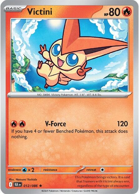 Victini (012/086) [Scarlet & Violet: Black Bolt] | Gear Gaming Bentonville