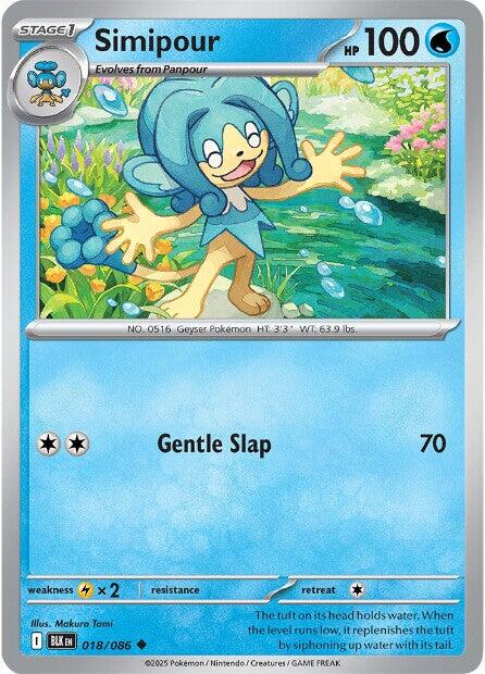 Simipour (018/086) [Scarlet & Violet: Black Bolt] | Gear Gaming Bentonville