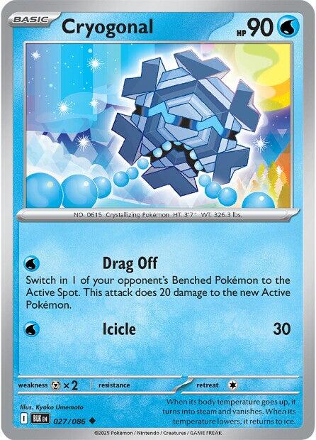 Cryogonal (027/086) [Scarlet & Violet: Black Bolt] | Gear Gaming Bentonville