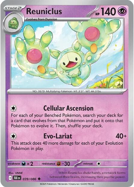 Reuniclus (039/086) [Scarlet & Violet: Black Bolt] | Gear Gaming Bentonville