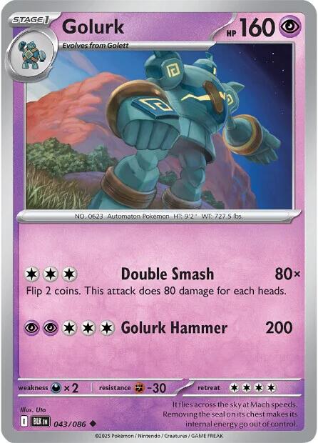 Golurk (043/086) [Scarlet & Violet: Black Bolt] | Gear Gaming Bentonville