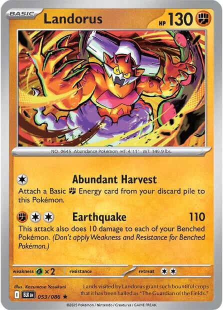 Landorus (053/086) [Scarlet & Violet: Black Bolt] | Gear Gaming Bentonville