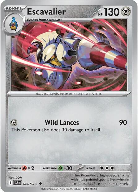 Escavalier (060/086) [Scarlet & Violet: Black Bolt] | Gear Gaming Bentonville