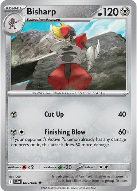 Bisharp (065/086) [Scarlet & Violet: Black Bolt] | Gear Gaming Bentonville