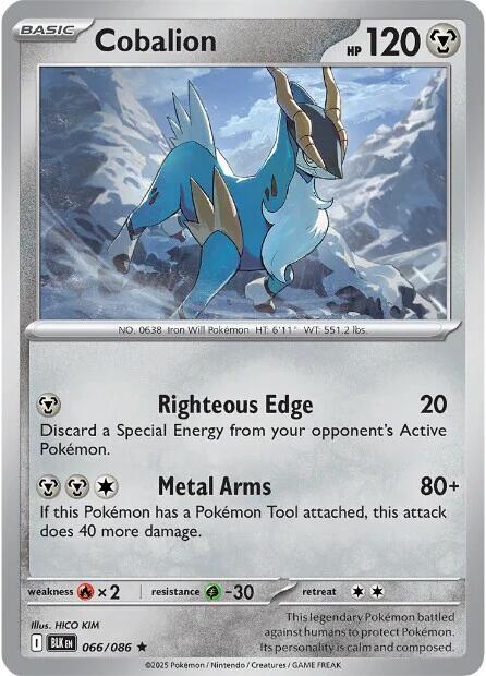 Cobalion (066/086) [Scarlet & Violet: Black Bolt] | Gear Gaming Bentonville