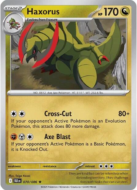 Haxorus (070/086) [Scarlet & Violet: Black Bolt] | Gear Gaming Bentonville
