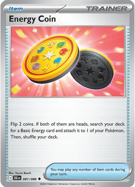 Energy Coin (081/086) [Scarlet & Violet: Black Bolt] | Gear Gaming Bentonville