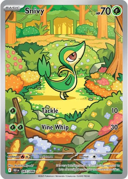 Snivy (087/086) [Scarlet & Violet: Black Bolt] | Gear Gaming Bentonville