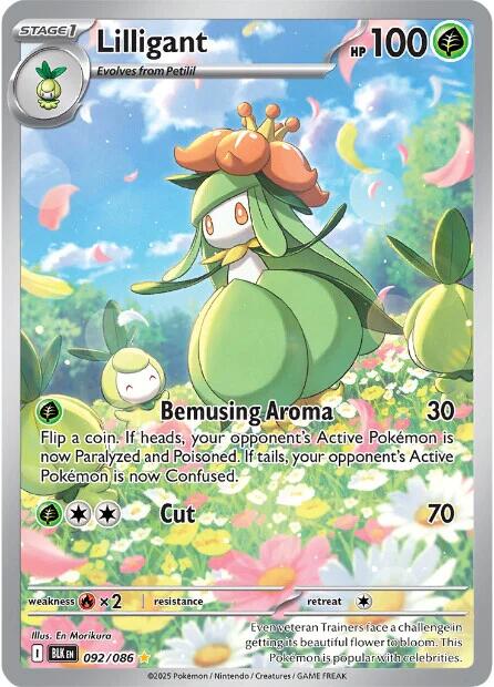 Lilligant (092/086) [Scarlet & Violet: Black Bolt] | Gear Gaming Bentonville
