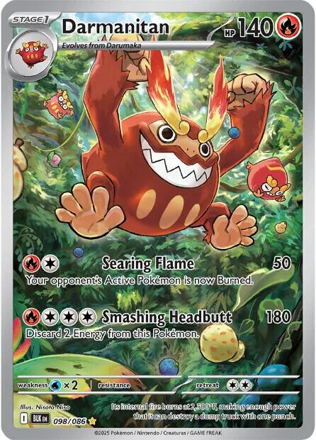 Darmanitan (098/086) [Scarlet & Violet: Black Bolt] | Gear Gaming Bentonville