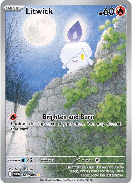Litwick (101/086) [Scarlet & Violet: White Flare] | Gear Gaming Bentonville