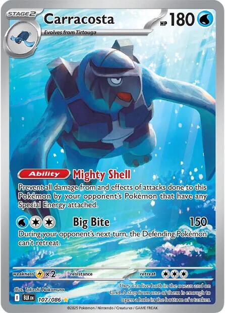 Carracosta (107/086) [Scarlet & Violet: Black Bolt] | Gear Gaming Bentonville