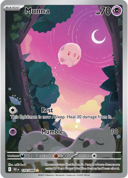 Munna (116/086) [Scarlet & Violet: Black Bolt] | Gear Gaming Bentonville