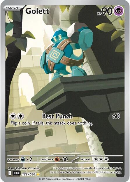 Golett (122/086) [Scarlet & Violet: Black Bolt] | Gear Gaming Bentonville