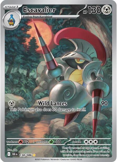 Escavalier (138/086) [Scarlet & Violet: Black Bolt] | Gear Gaming Bentonville