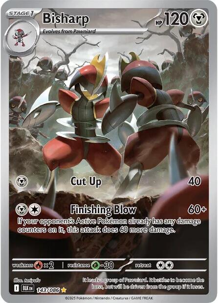 Bisharp (143/086) [Scarlet & Violet: Black Bolt] | Gear Gaming Bentonville
