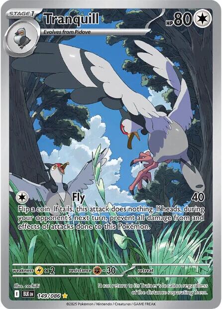 Tranquill (149/086) [Scarlet & Violet: Black Bolt] | Gear Gaming Bentonville