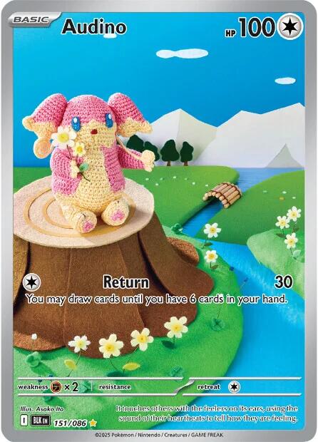 Audino (151/086) [Scarlet & Violet: Black Bolt] | Gear Gaming Bentonville