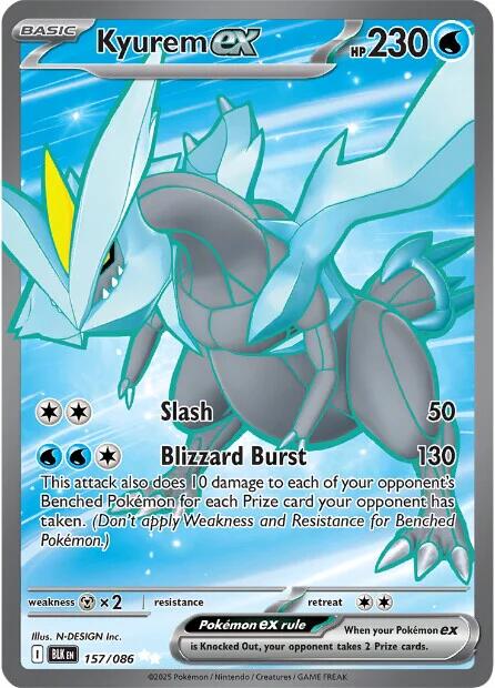 Kyurem ex (157/086) [Scarlet & Violet: Black Bolt] | Gear Gaming Bentonville