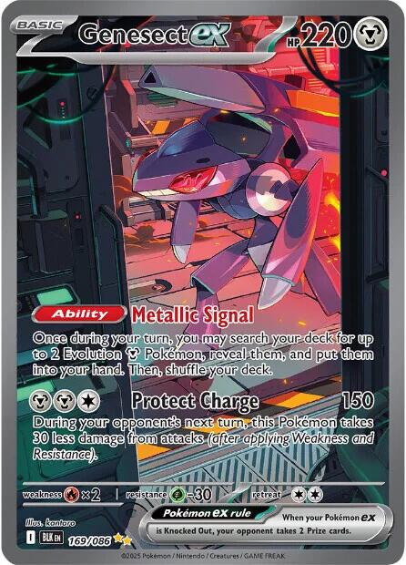 Genesect ex (169/086) [Scarlet & Violet: Black Bolt] | Gear Gaming Bentonville