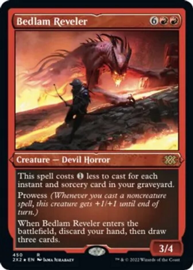 Bedlam Reveler (Foil Etched) [Double Masters 2022] | Gear Gaming Bentonville