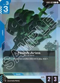 Noin's Aries (GD01-007) [Newtype Rising] | Gear Gaming Bentonville