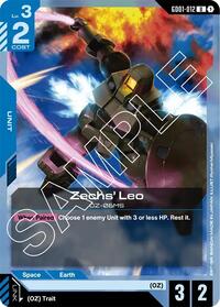 Zechs' Leo (GD01-012) [Newtype Rising] | Gear Gaming Bentonville