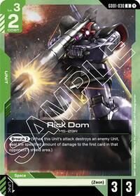 Rick Dom (GD01-030) [Newtype Rising] | Gear Gaming Bentonville