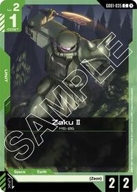 Zaku II (GD01-035) [Newtype Rising] | Gear Gaming Bentonville
