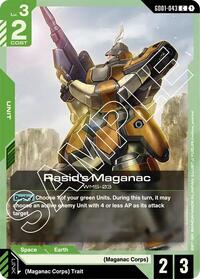 Rasid's Maganac (GD01-043) [Newtype Rising] | Gear Gaming Bentonville