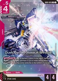 Duel Gundam (Assault Shroud) (GD01-045) [Newtype Rising] | Gear Gaming Bentonville